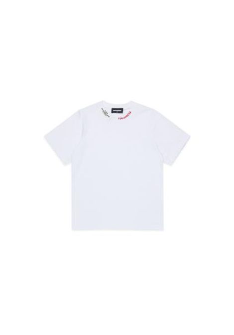 T-shirt con ricamo DSQUARED2 JUNIOR | DQ3161 D0AGPDQ100